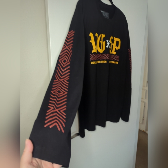 Violent Gentlemen X Suavecito Pomade black long sleeve T shirt in size XXL NWOT. - Picture 9 of 9
